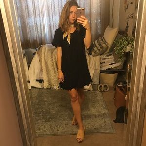 Black Boho Dress